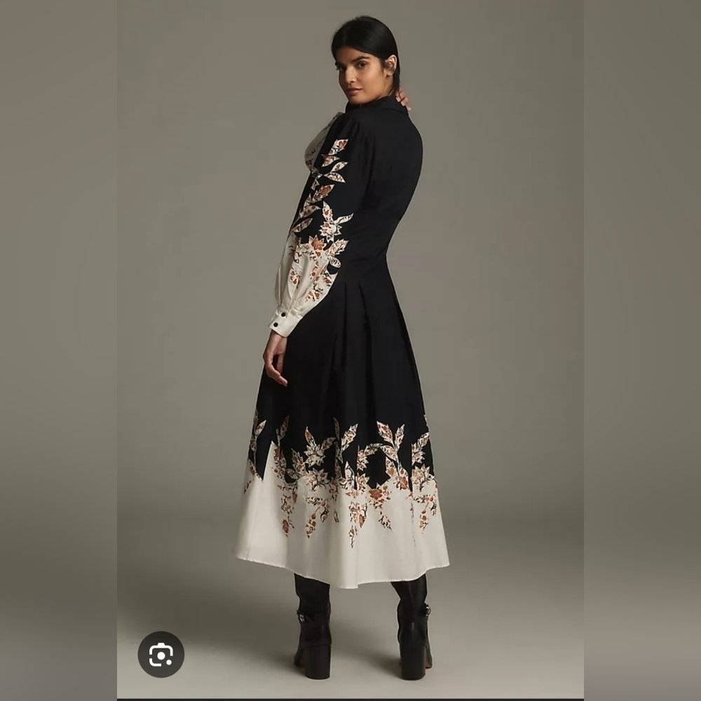 Antrhropologie/Farm Rio Dress Size S; Worn Once; Sold Out Online - Picture 2 of 4